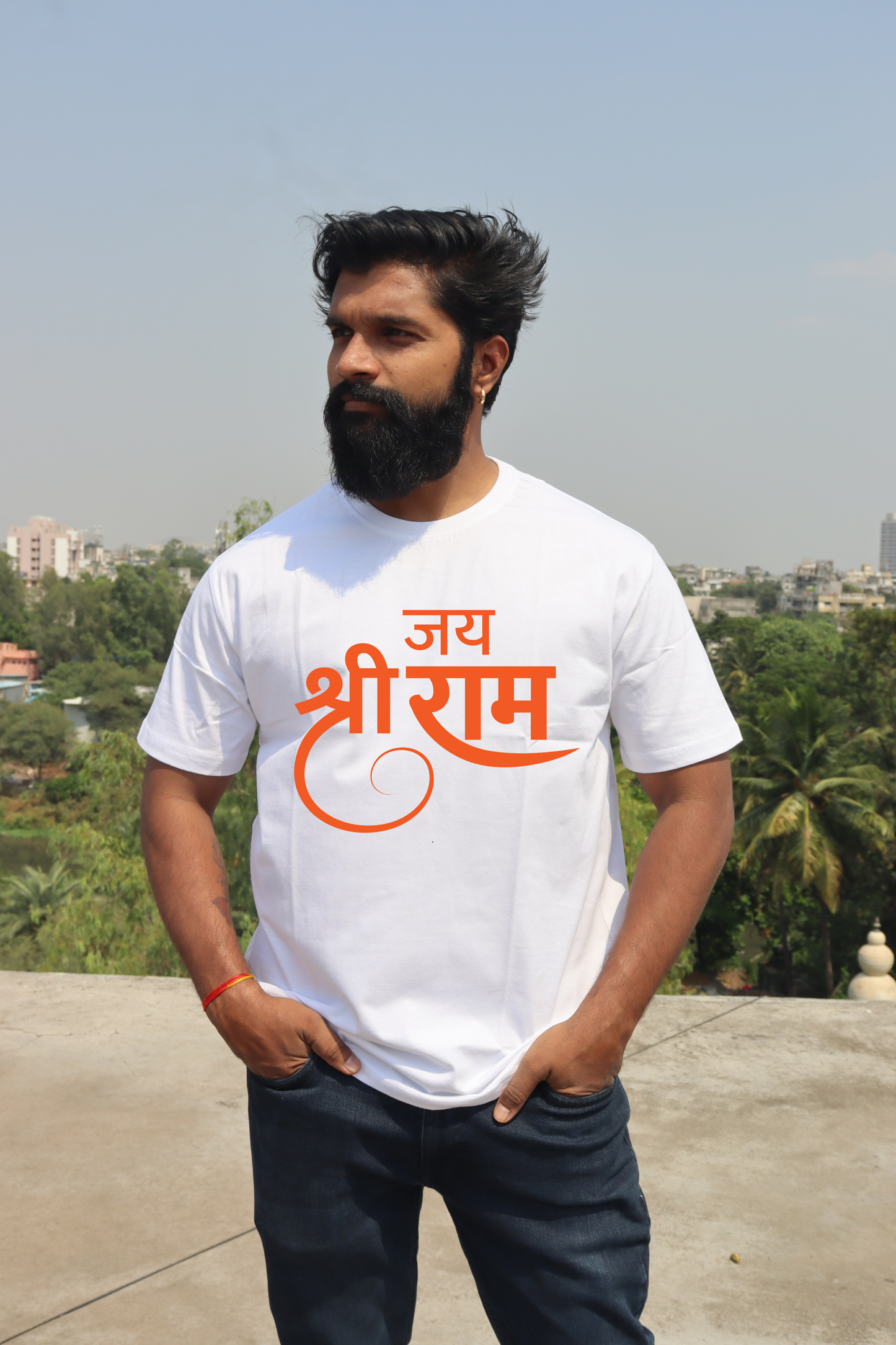 "Jai Shree Ram" Round Neck T-Shirt