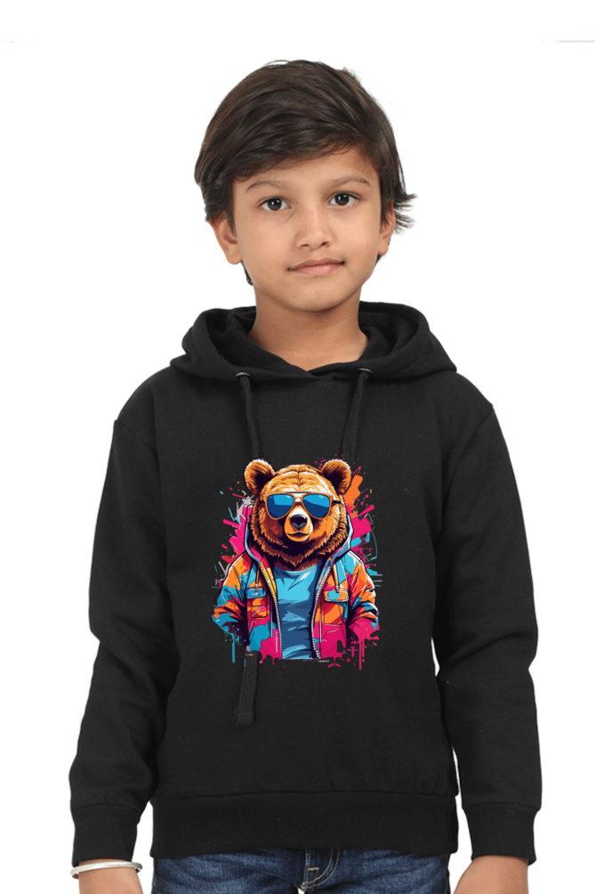 Kids Hooded Printed Sweatshirt