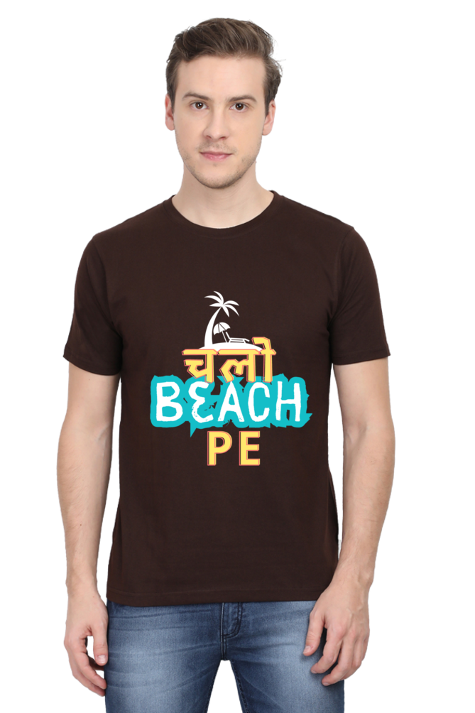 Chalo Goa - Men Round Neck Half Sleeve Classic T-shirt