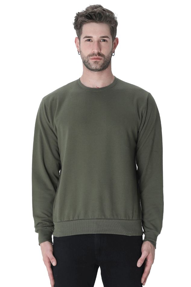 Men's Olive Green Sweatshirt
