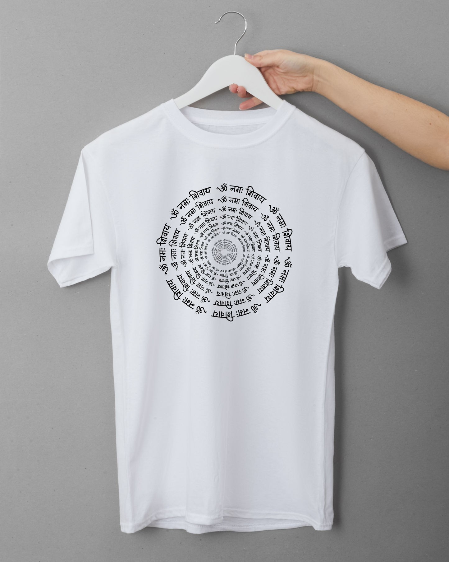 1 - Om Namah Shivaya - Men Round Neck Half Sleeve Classic