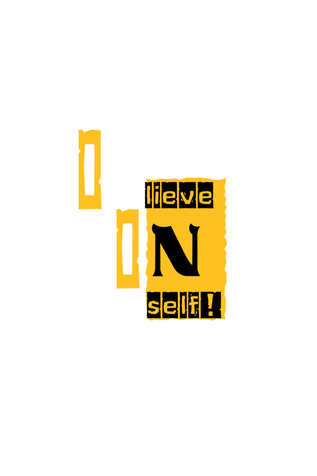 I Believe in Myself - Girl's Round Neck T-Shirt
