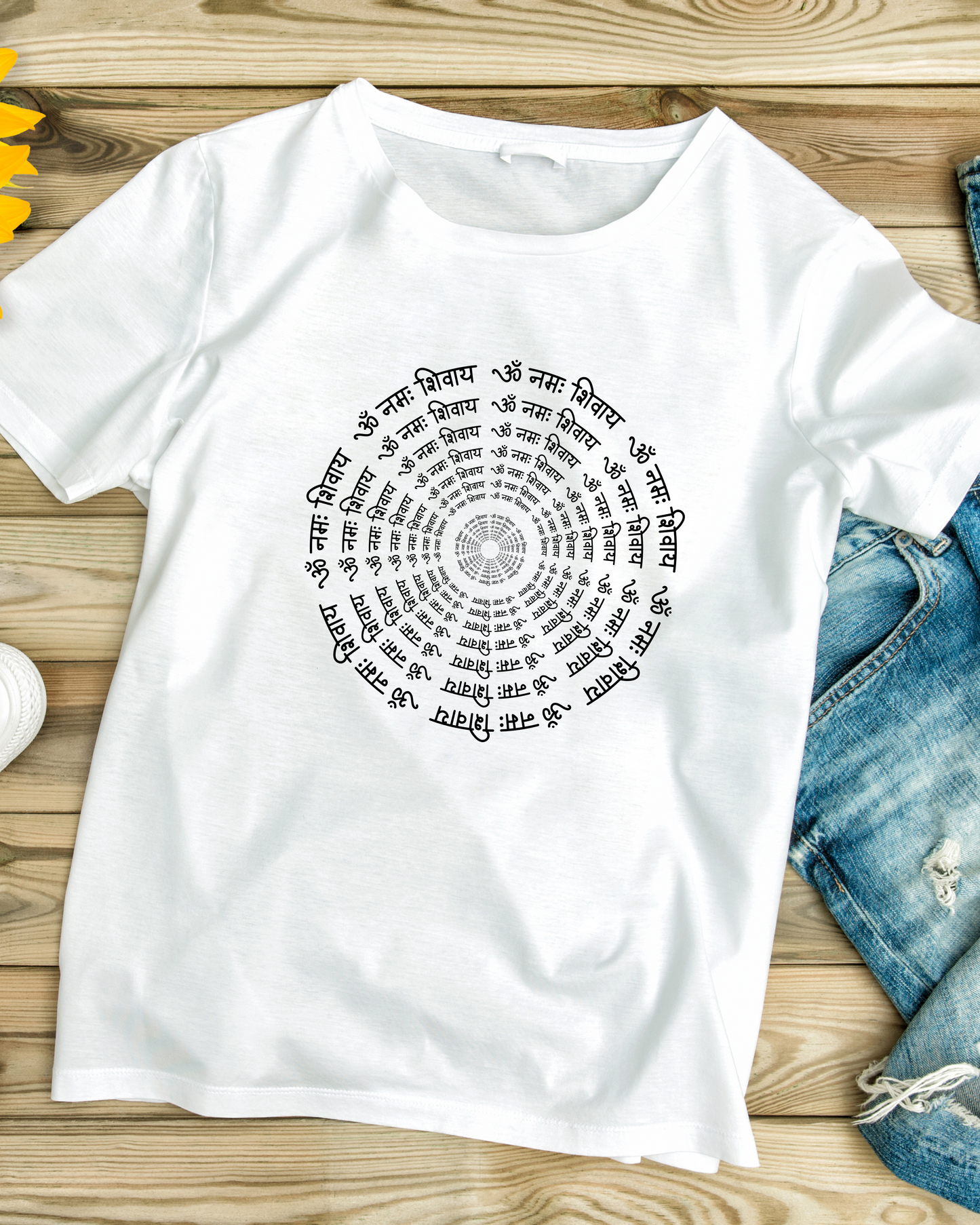 1 - Om Namah Shivaya - Men Round Neck Half Sleeve Classic