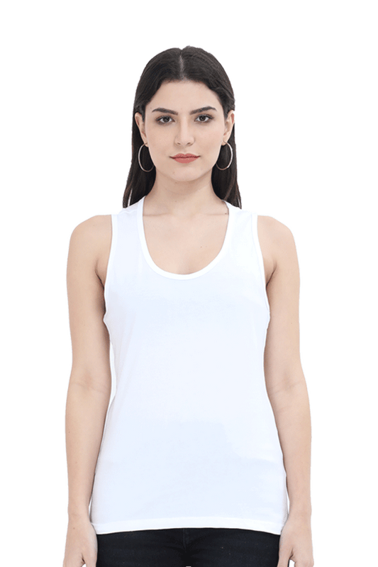 Women's Tank Top: White