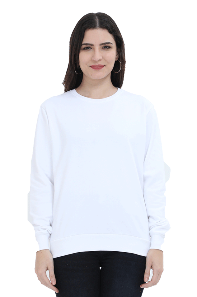 Women's White Sweatshirt