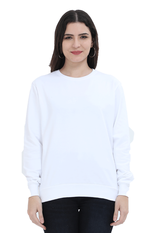 Women's White Sweatshirt