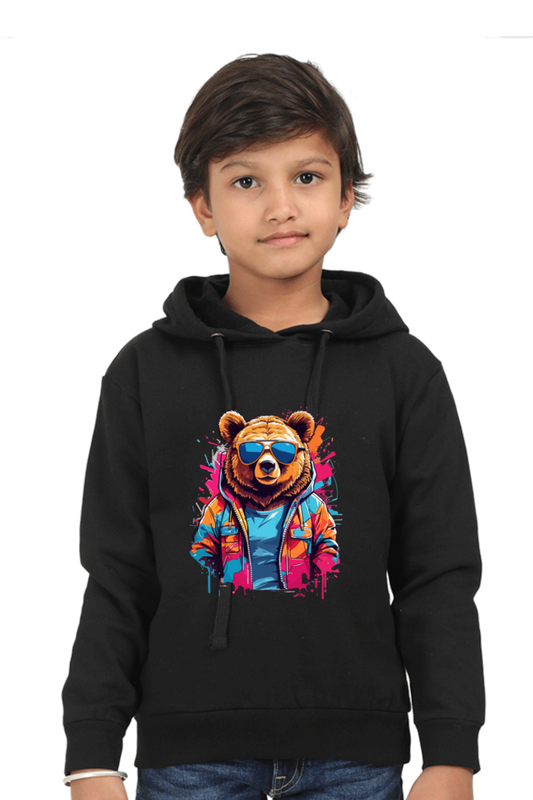 Kids Hooded Printed Sweatshirt