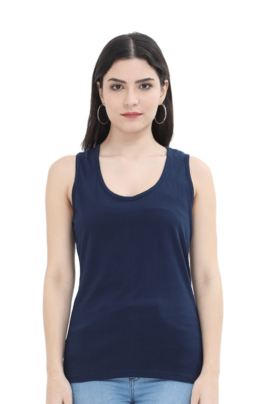 Women's Tank Top: Navy blue