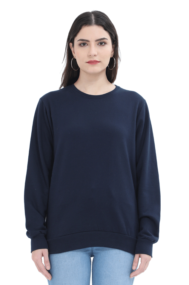 Women's Navy Blue Sweatshirt