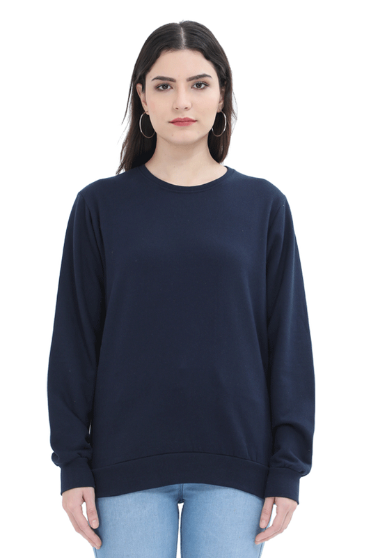 Women's Navy Blue Sweatshirt