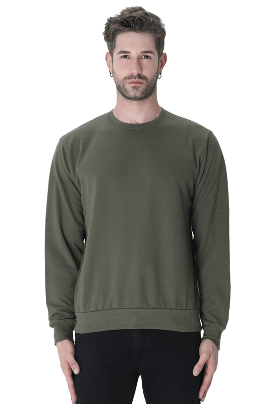 Men's Olive Green Sweatshirt