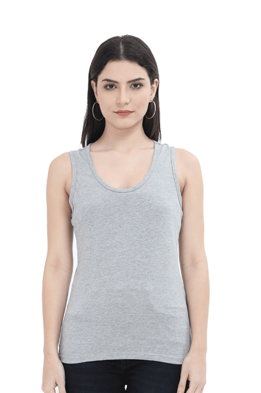 Women's Tank Top: Grey Melange