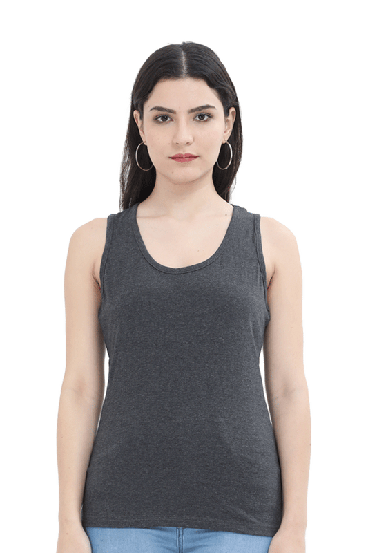 Women's Tank Top: Charcoal