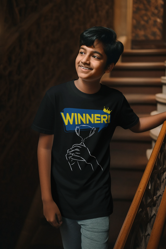 Kids Winners Printed T-Shirt